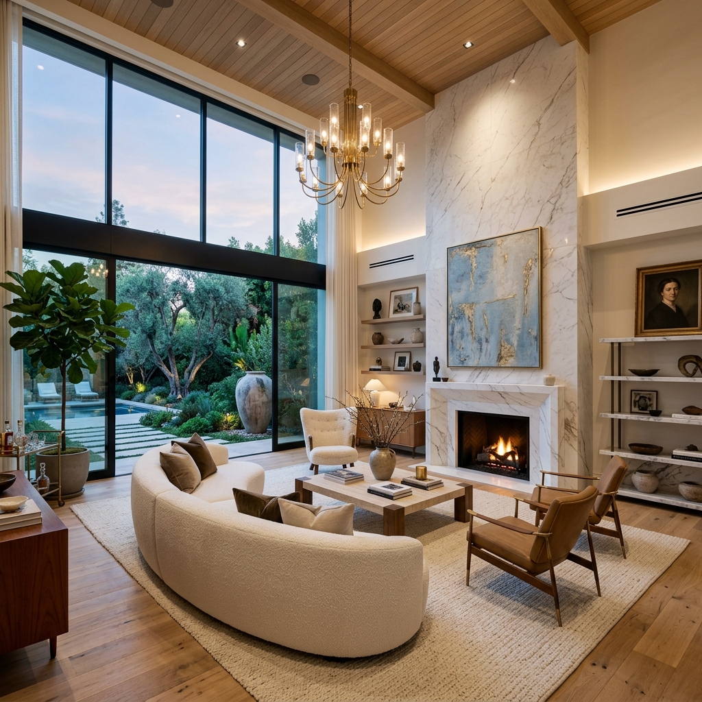 High-End Inspiration: Bringing Celebrity Home Tour Style into Your Living Room